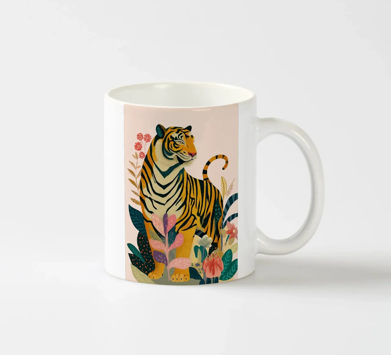 The Golden Tiger tazza in ceramica da Luca