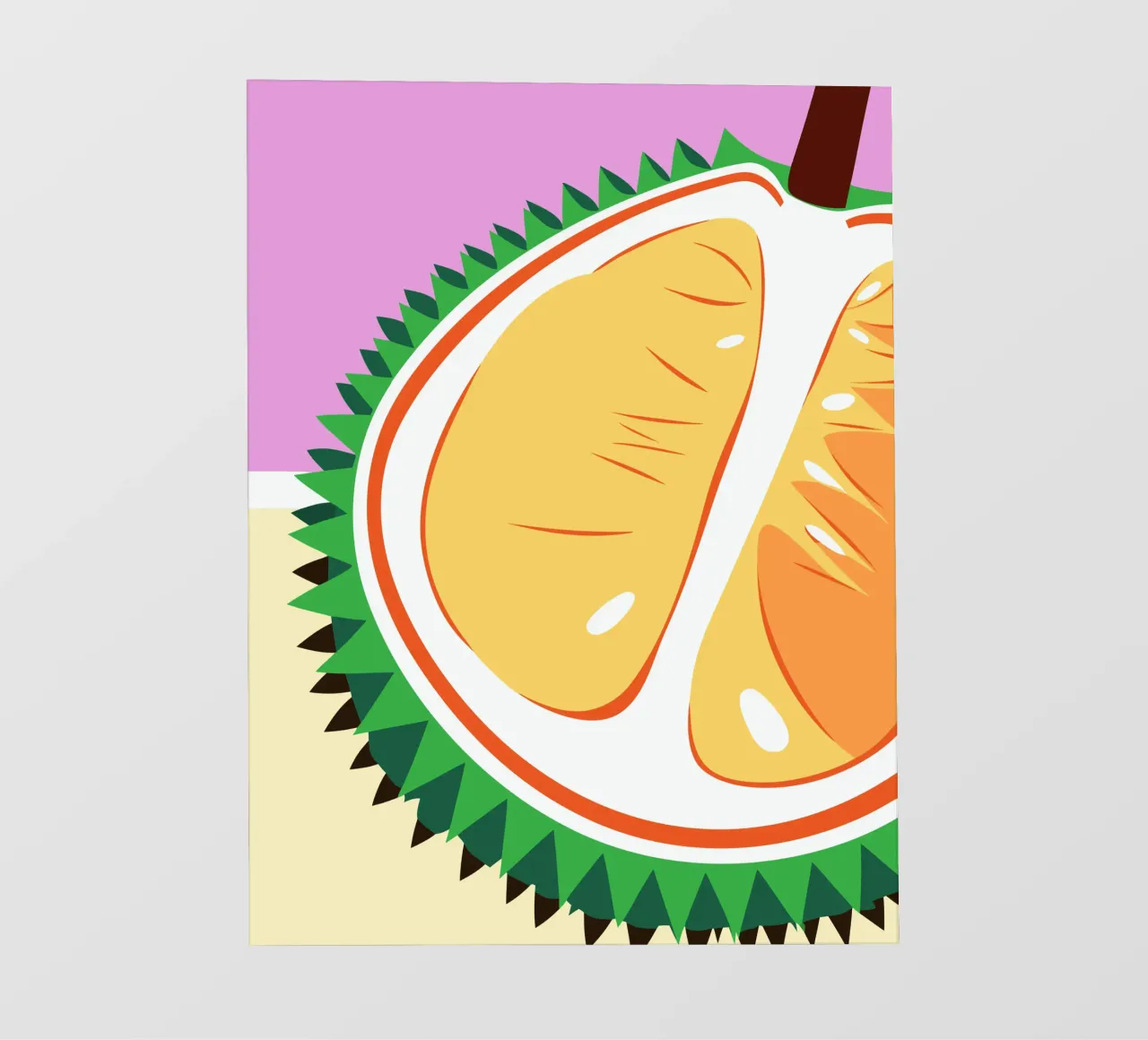 Durian pellicola backlit da OFFICIAL FRUIT & VEGETABLES