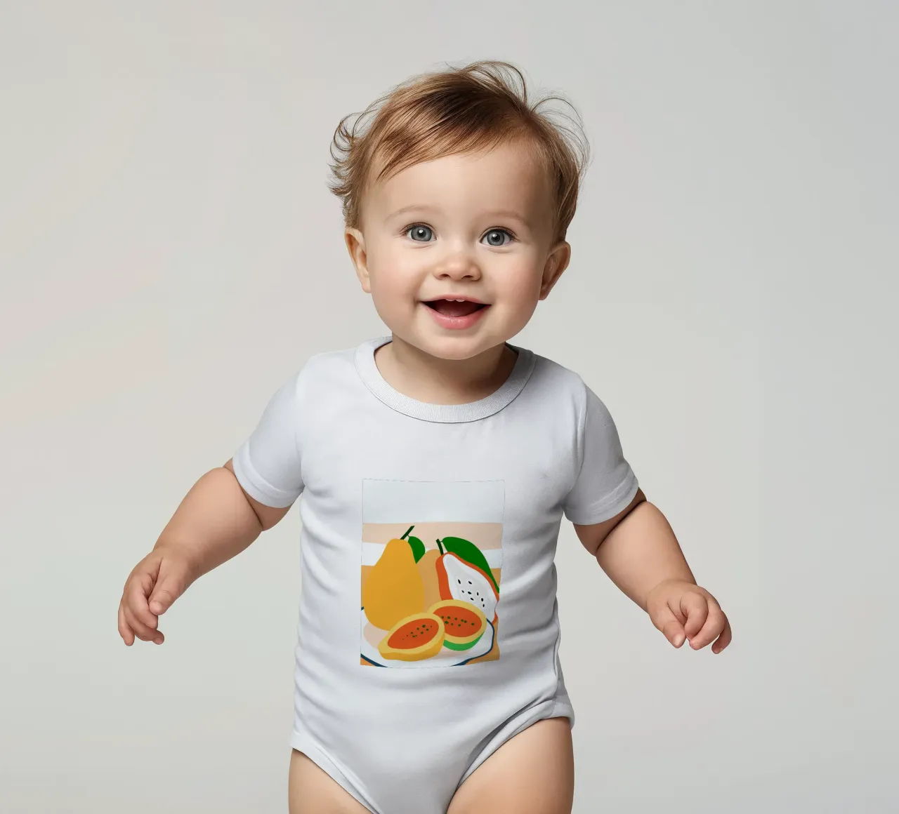 Zampone body neonato maniche corte da OFFICIAL FRUIT & VEGETABLES