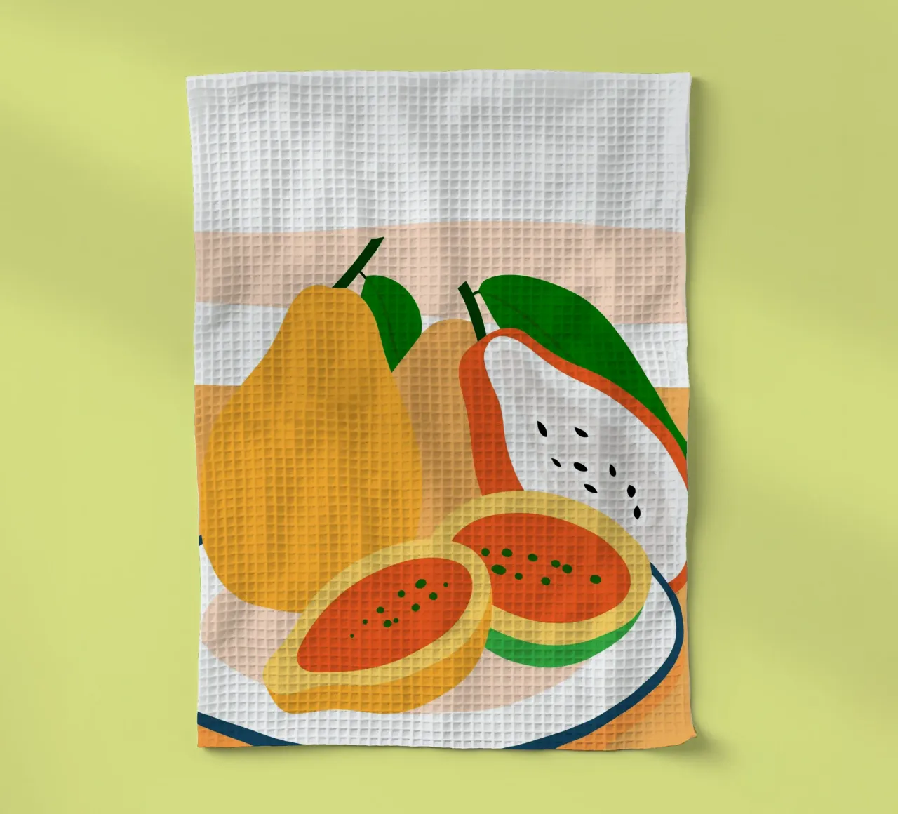 Pawpaw theedoek van OFFICIAL FRUIT & VEGETABLES