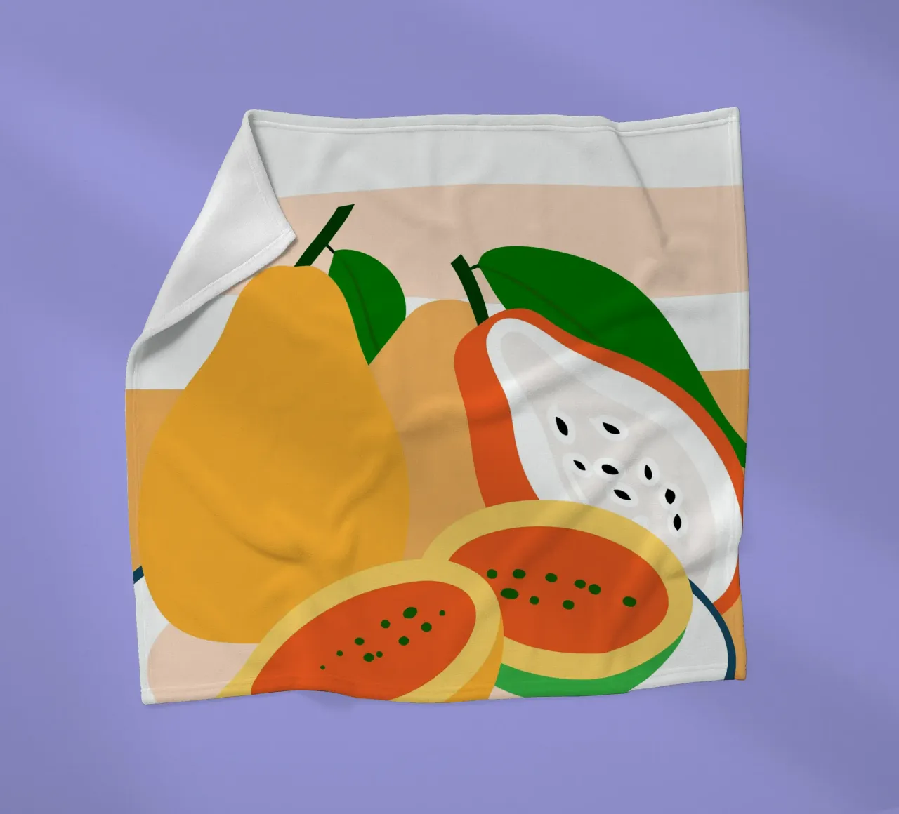 Zampone coperta in pile da OFFICIAL FRUIT & VEGETABLES