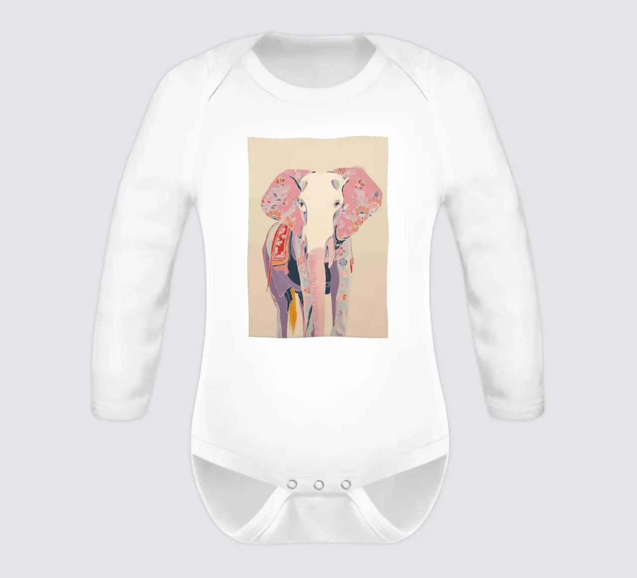 Memory in Bloom body neonato maniche lunghe da Luca