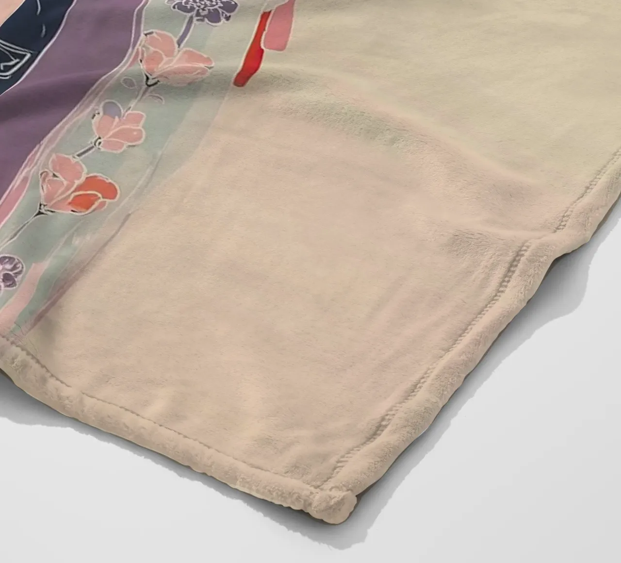 Memory in Bloom fleece blanket by Luca