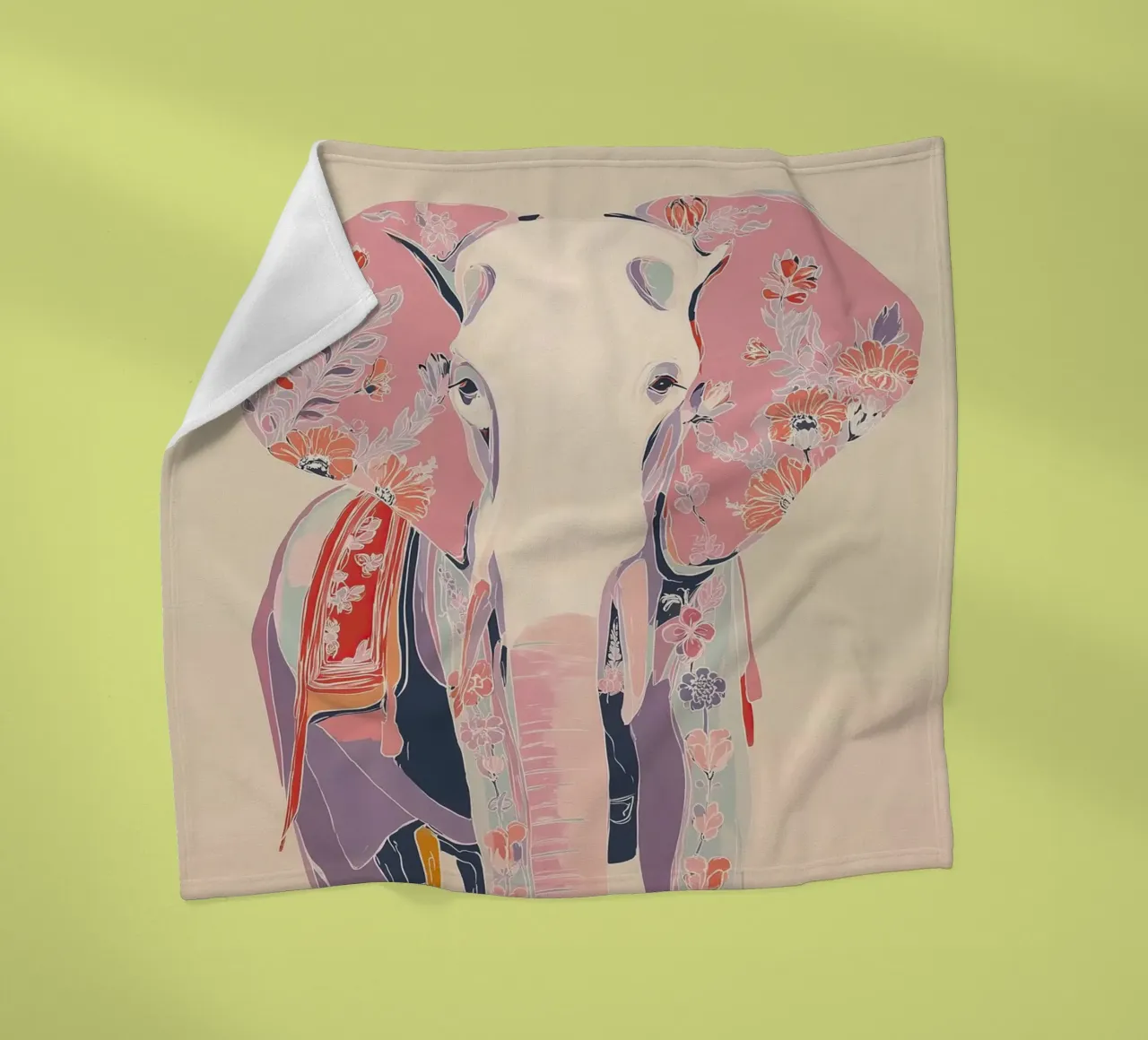 Memory in Bloom fleece blanket by Luca