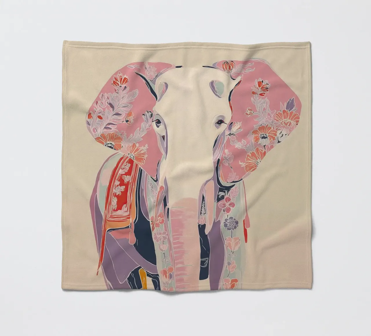 Memory in Bloom fleece blanket by Luca