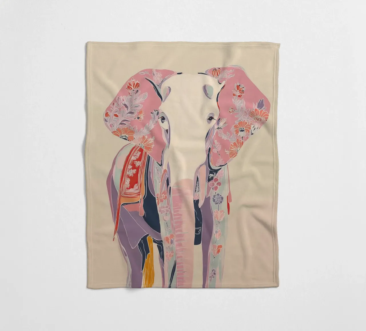 Memory in Bloom fleece blanket by Luca