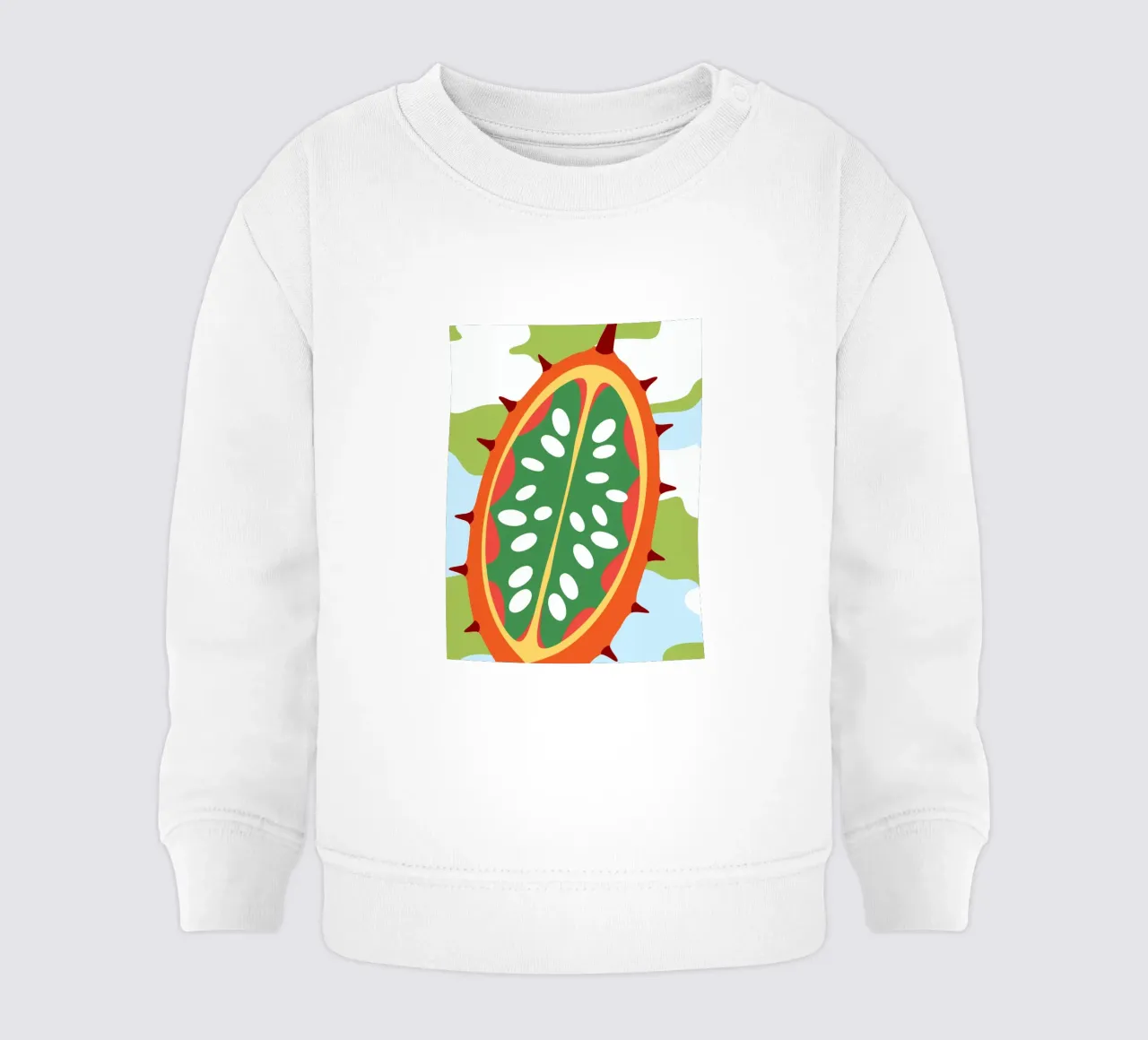 Kiwano fruit felpa neonato da OFFICIAL FRUIT & VEGETABLES
