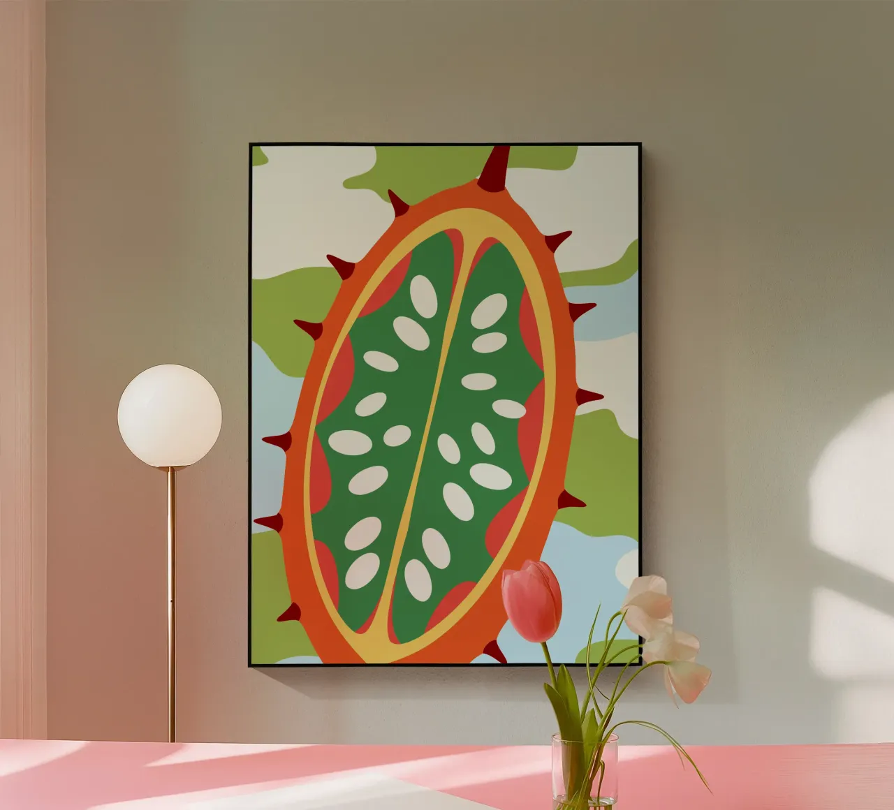 Kiwano fruit plexiglass da OFFICIAL FRUIT & VEGETABLES