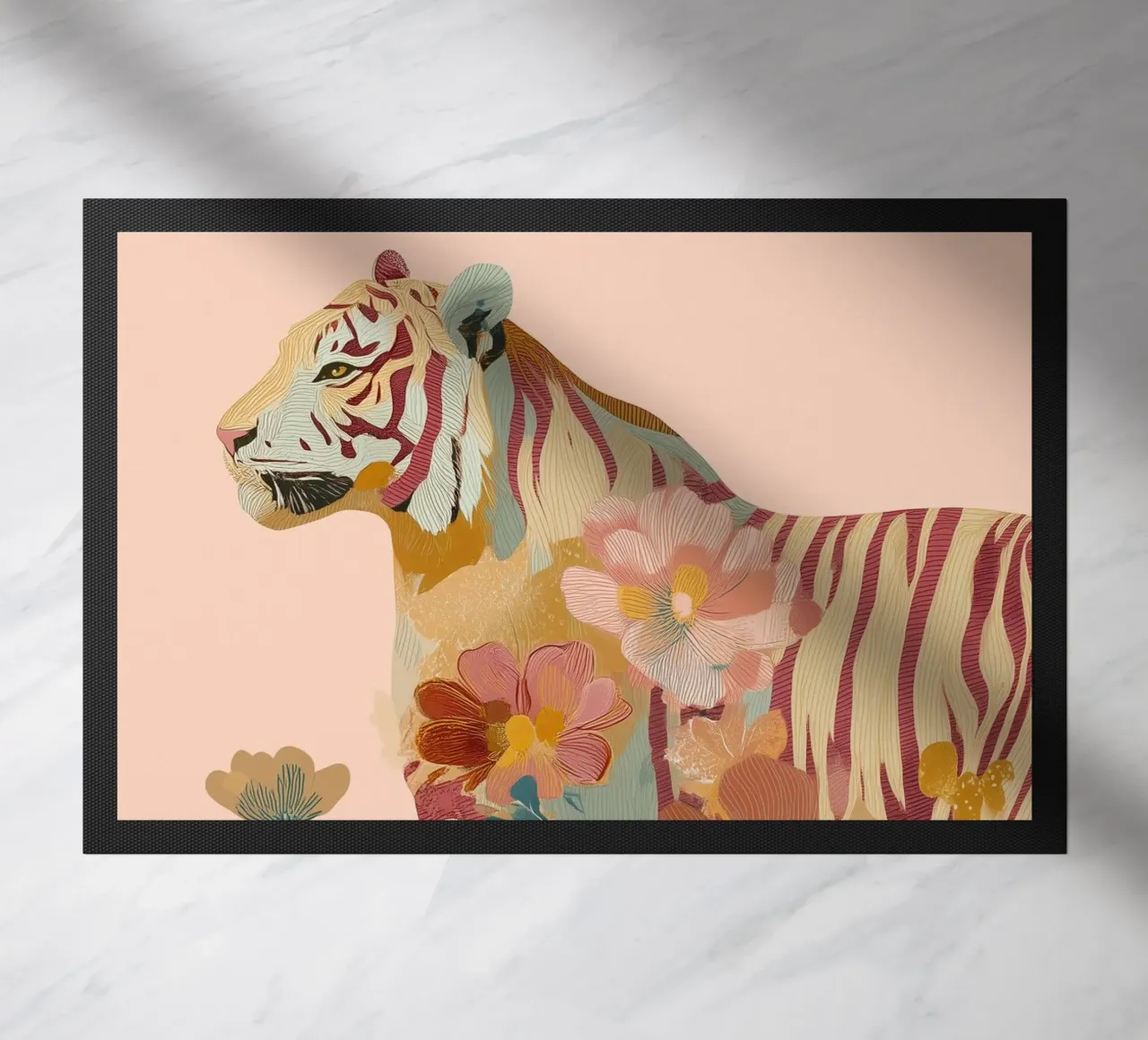 Botanical Majesty - Tiger in Gold zerbino da Luca