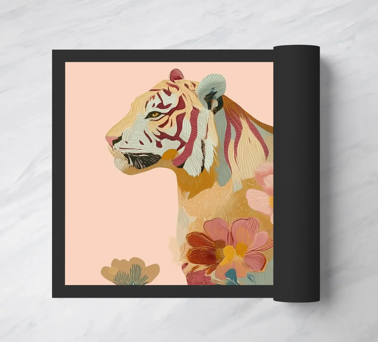 Botanical Majesty - Tiger in Gold zerbino da Luca