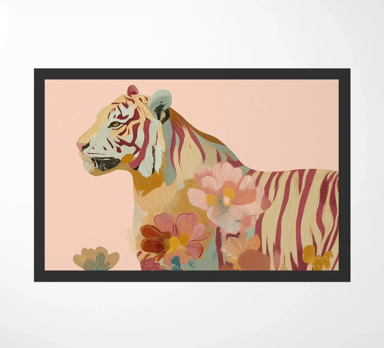 Botanical Majesty - Tiger in Gold zerbino da Luca