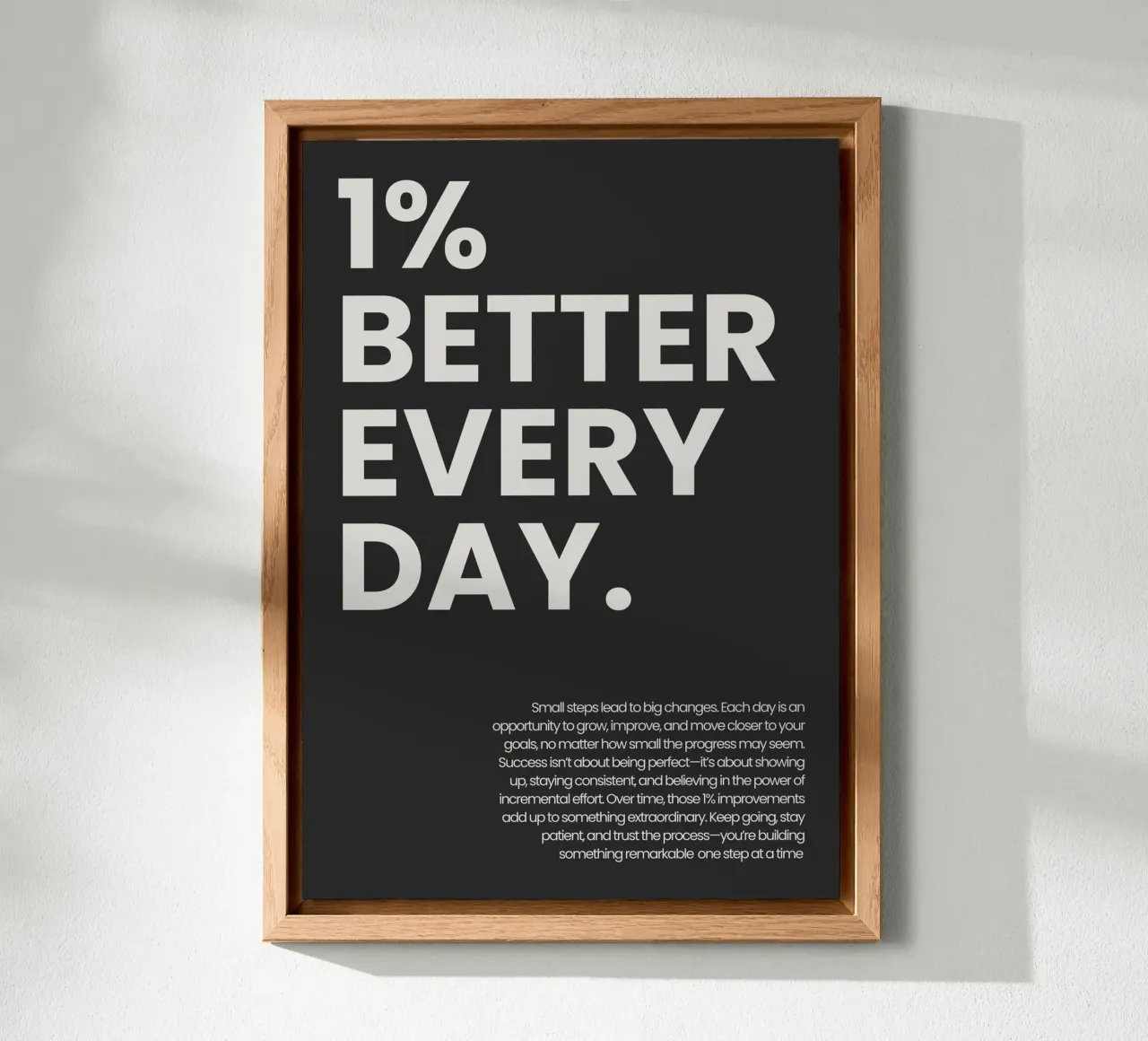 1% Better Every Day pannello forex da NoordalLiving