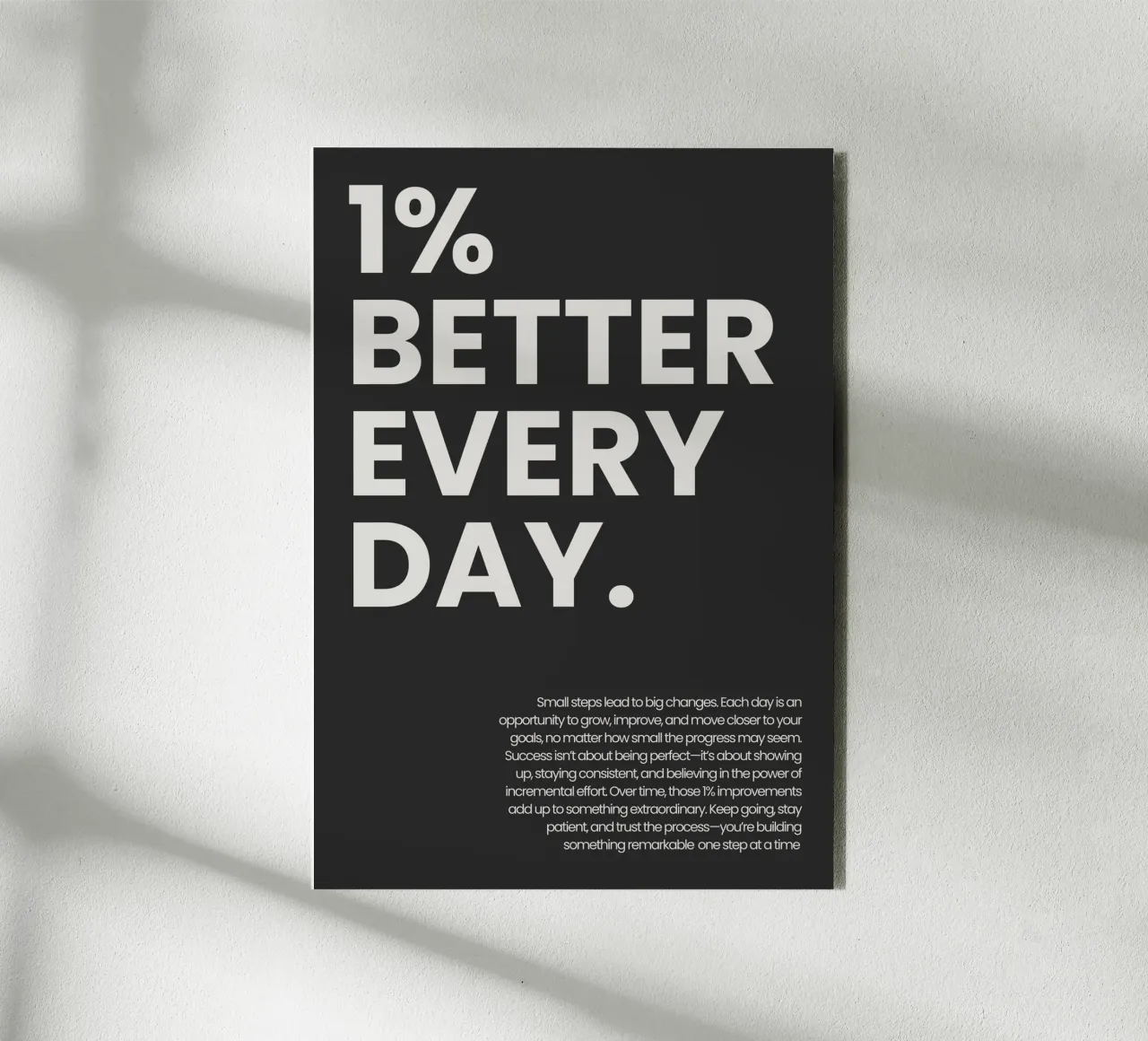 1% Better Every Day pannello forex da NoordalLiving