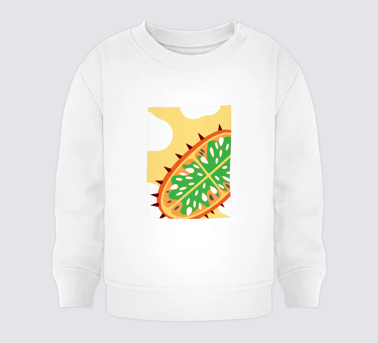 Kiwano fruit felpa neonato da OFFICIAL FRUIT & VEGETABLES