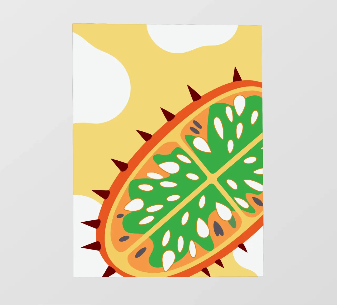 Kiwano fruit telo in pvc da OFFICIAL FRUIT & VEGETABLES