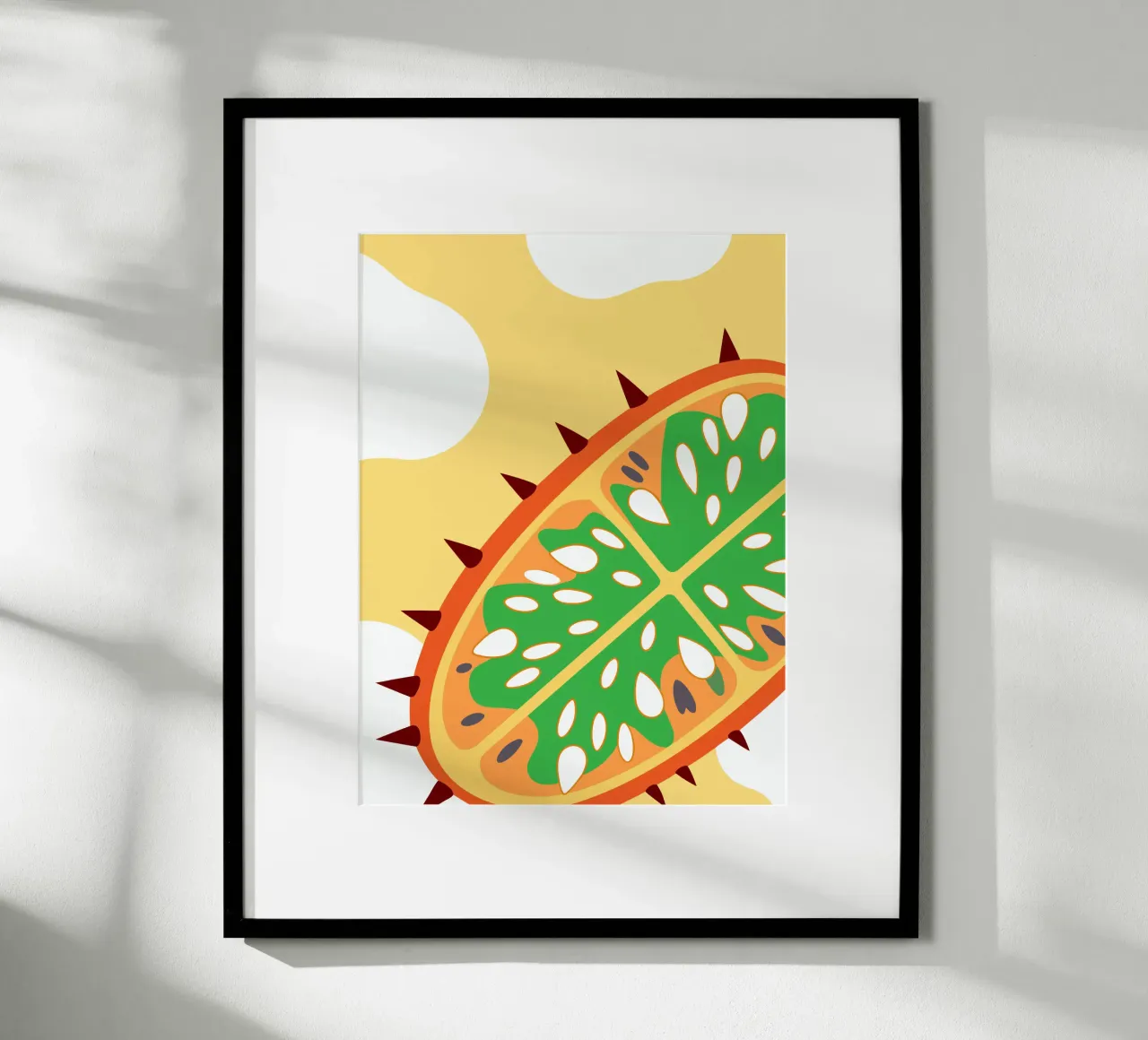 Kiwano fruit carta hahnemühle da OFFICIAL FRUIT & VEGETABLES