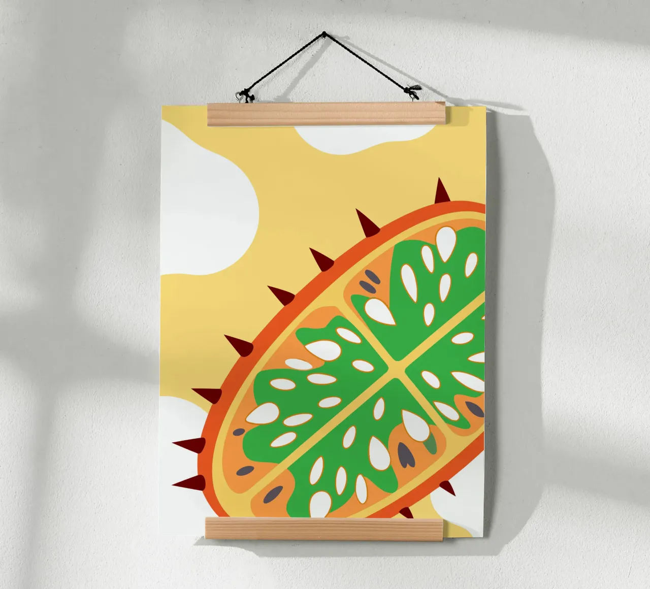 Kiwano fruit carta hahnemühle da OFFICIAL FRUIT & VEGETABLES