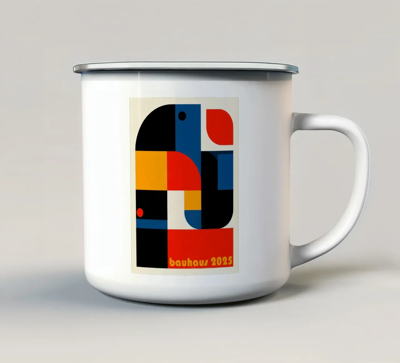 Bauhaus 2025 | Geometria costruttiva tazza in smalto da Autofocus