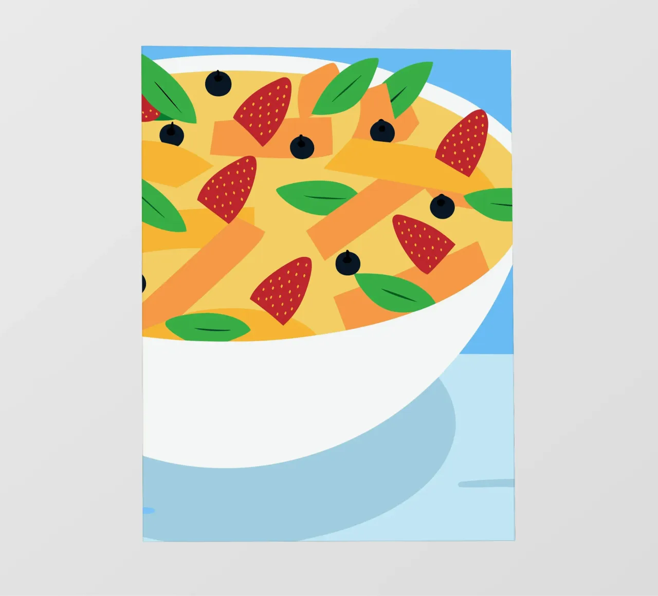Insalatiera di frutta pellicola backlit da OFFICIAL FRUIT & VEGETABLES