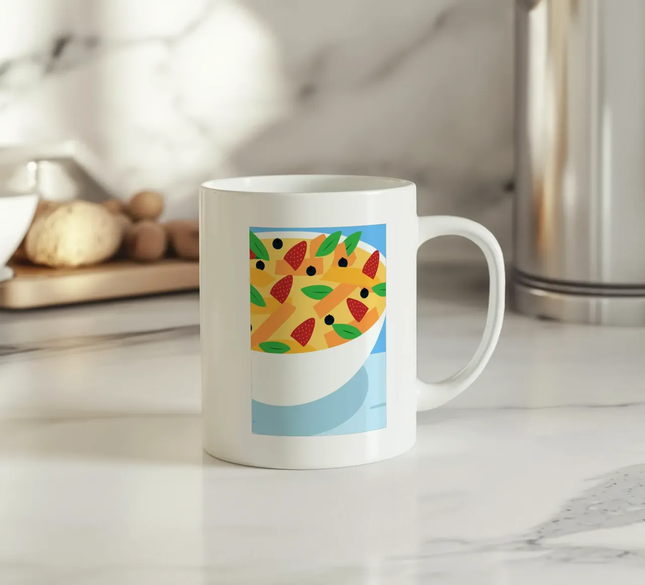 Insalatiera di frutta tazza in ceramica da OFFICIAL FRUIT & VEGETABLES