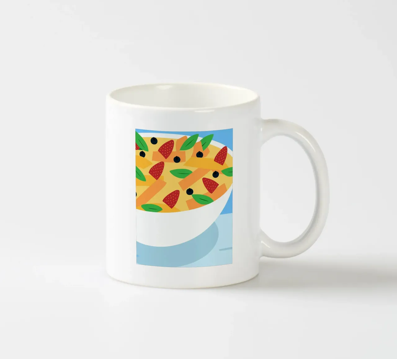 Insalatiera di frutta tazza in ceramica da OFFICIAL FRUIT & VEGETABLES