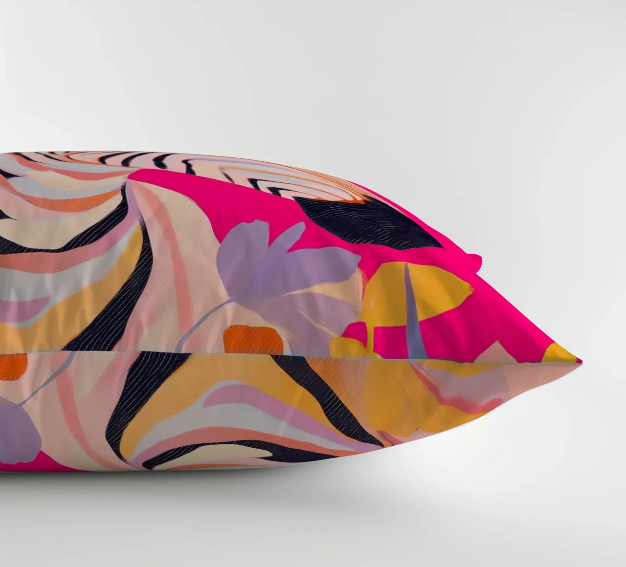 Electric Bloom - Zebra in Magenta cuscino da Luca