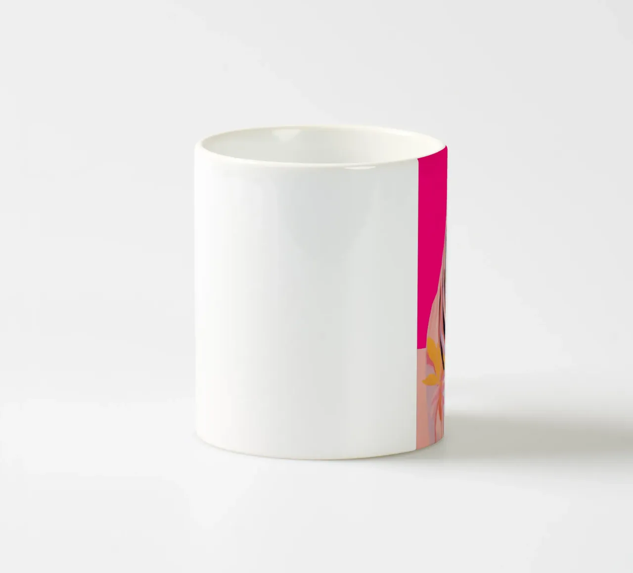 Electric Bloom - Zebra in Magenta tazza in ceramica da Luca