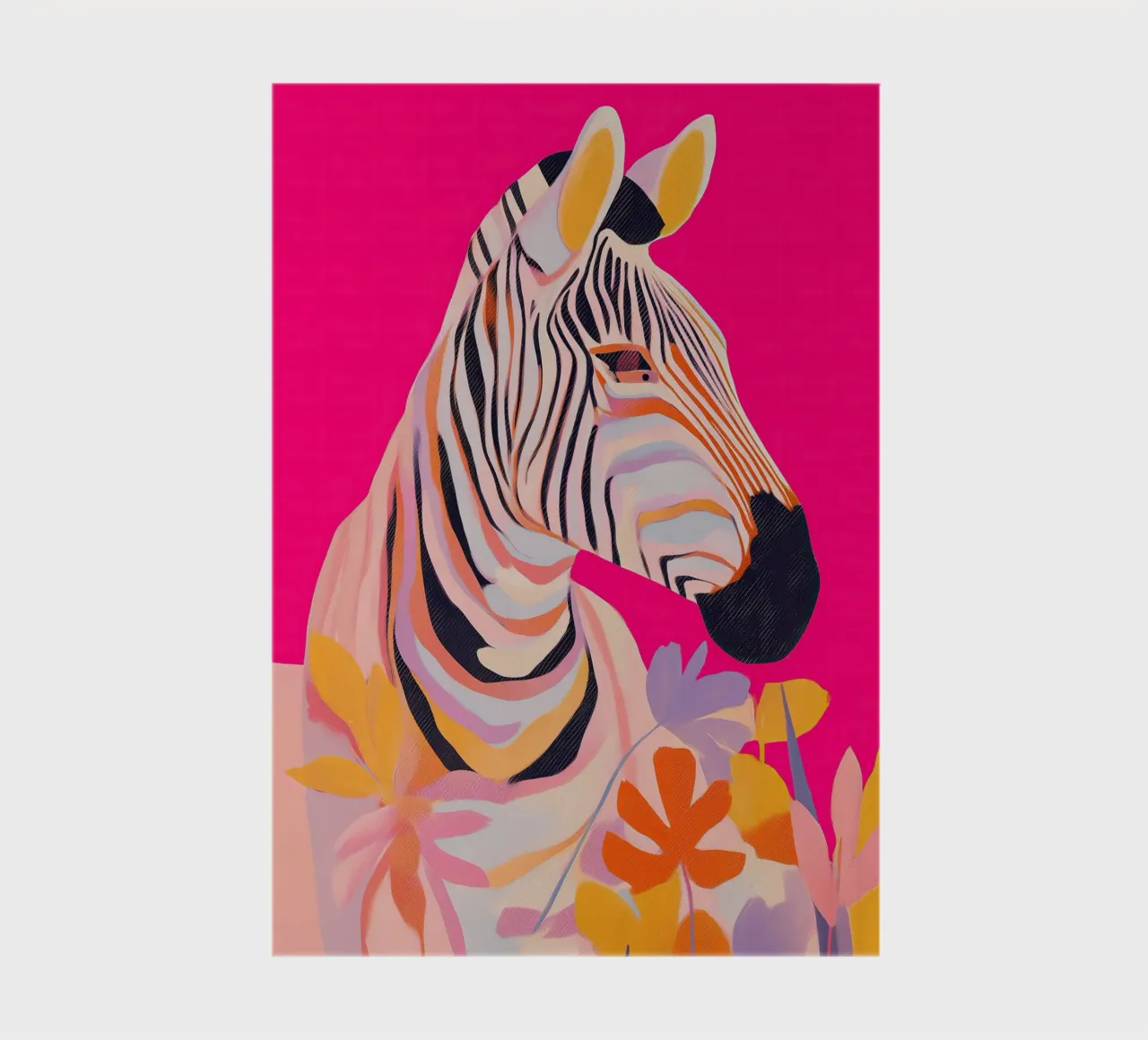 Electric Bloom - Zebra in Magenta diario da Luca