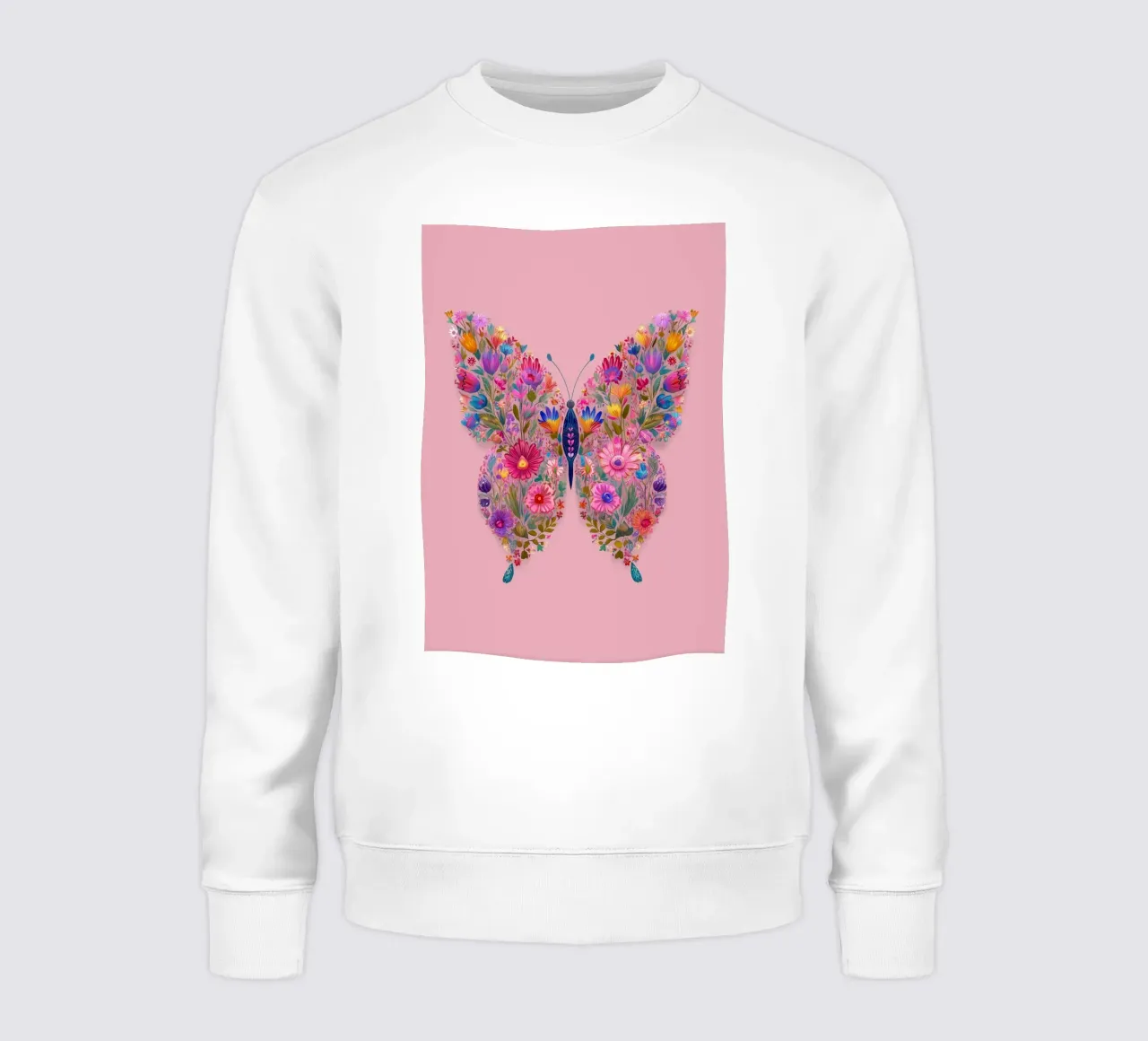 Floral Butterfly of Spring Dreams felpa da Luca