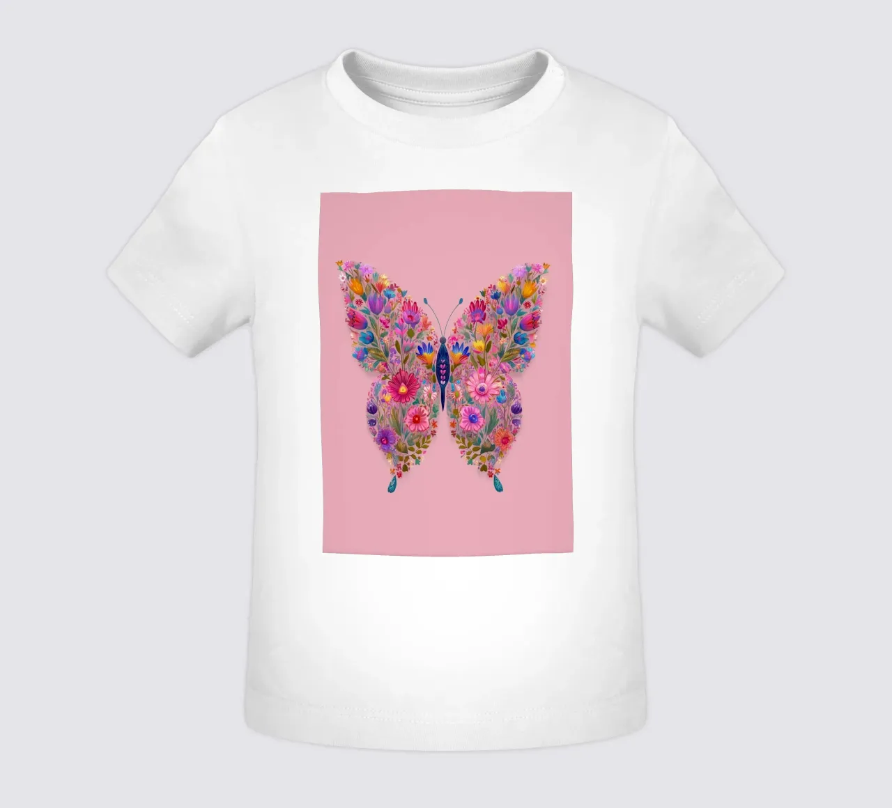 Floral Butterfly of Spring Dreams maglietta neonato da Luca