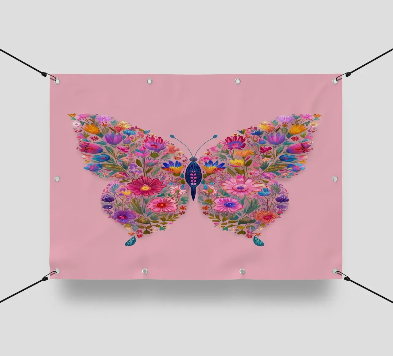 Floral Butterfly of Spring Dreams telo in pvc da Luca