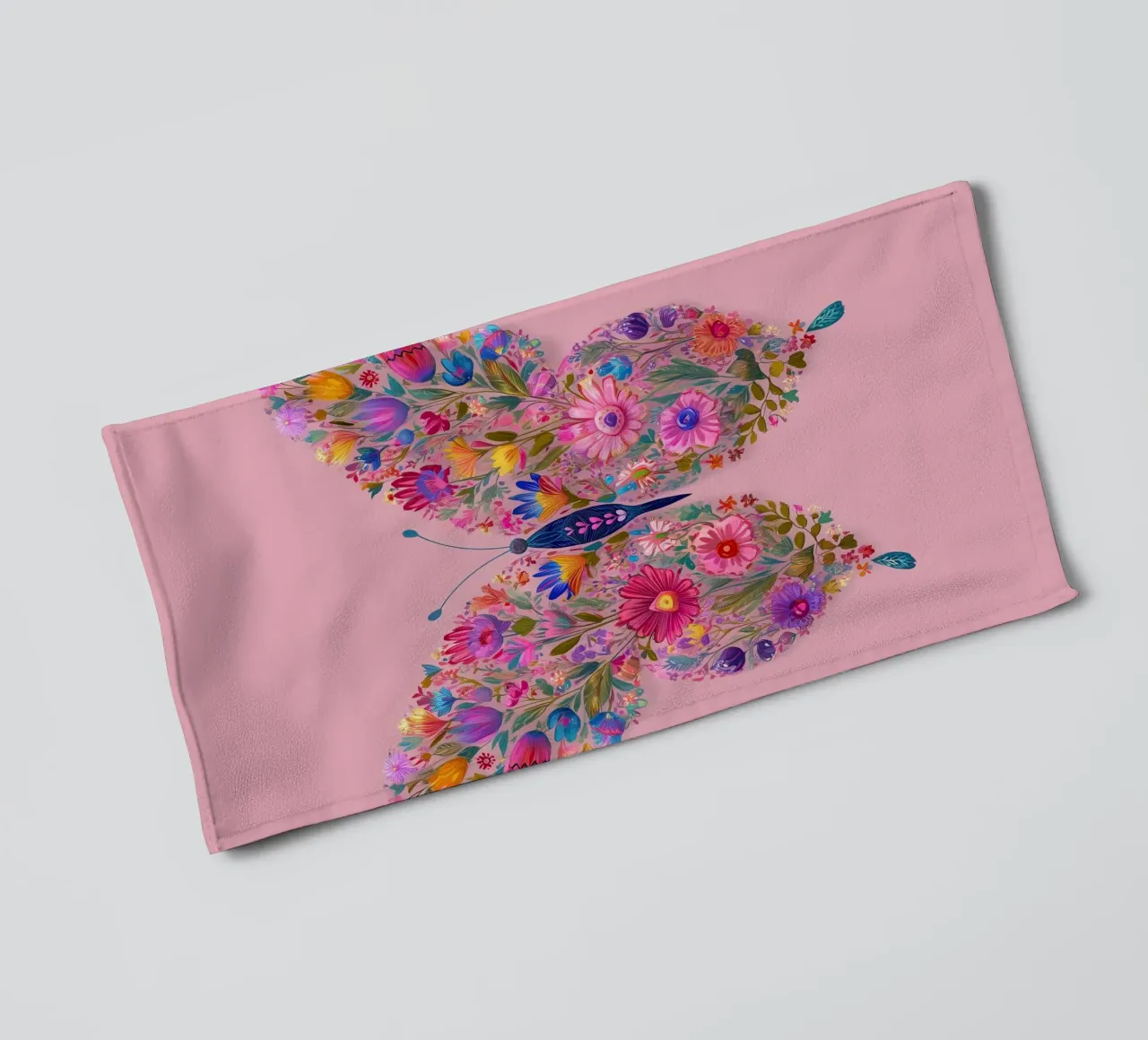Floral Butterfly of Spring Dreams asciugamano da bagno da Luca