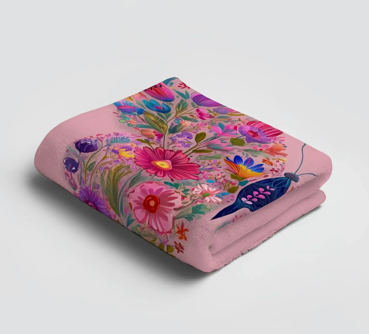 Floral Butterfly of Spring Dreams asciugamano da bagno da Luca