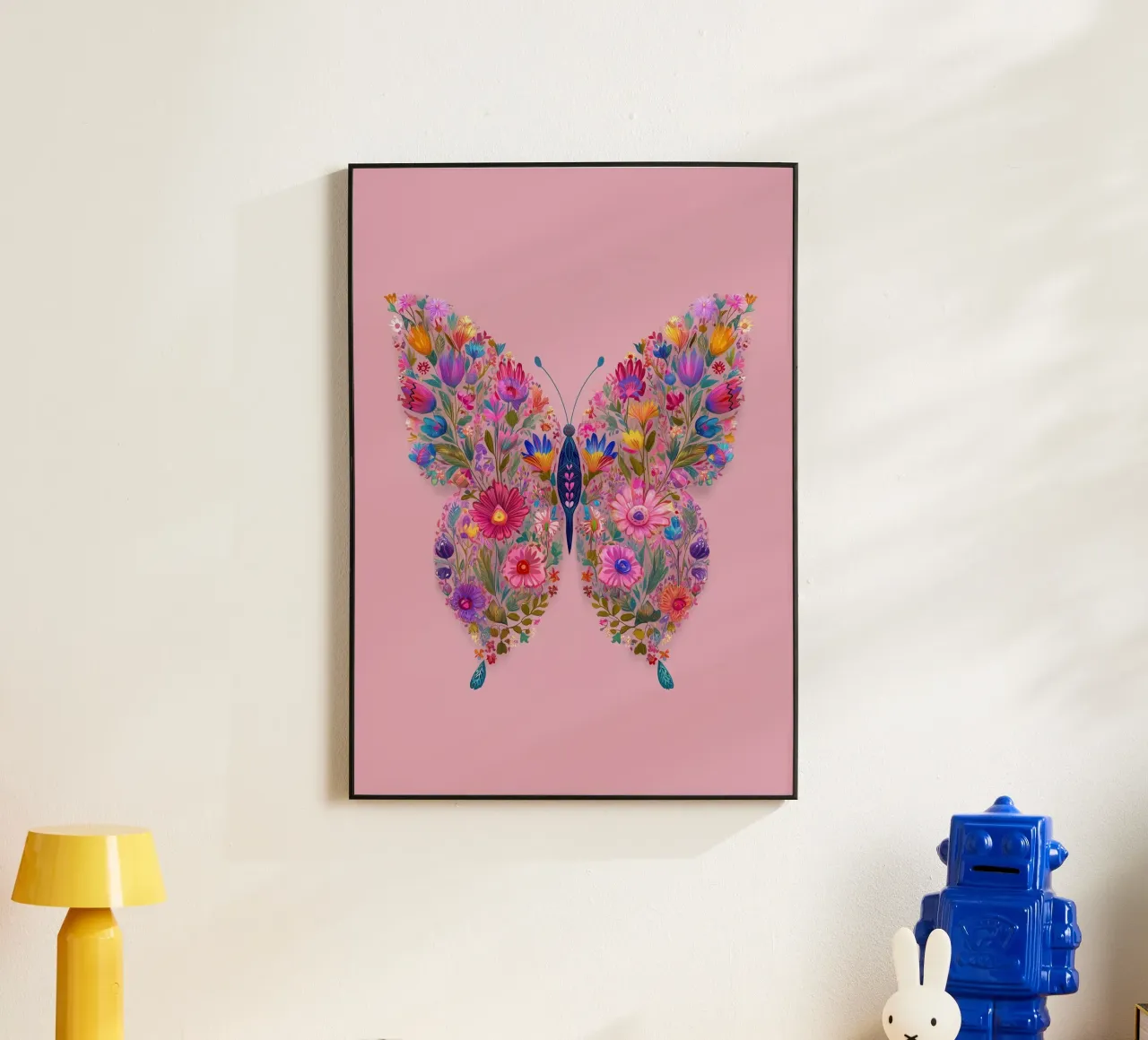 Floral Butterfly of Spring Dreams alluminio dibond da Luca