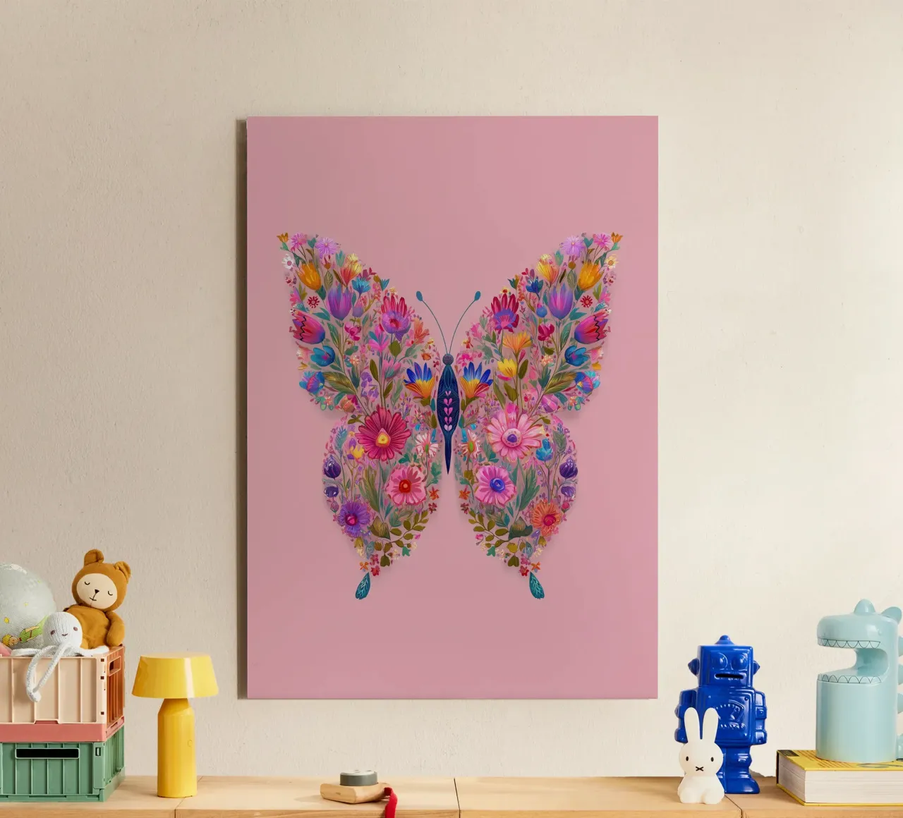 Floral Butterfly of Spring Dreams alluminio dibond da Luca