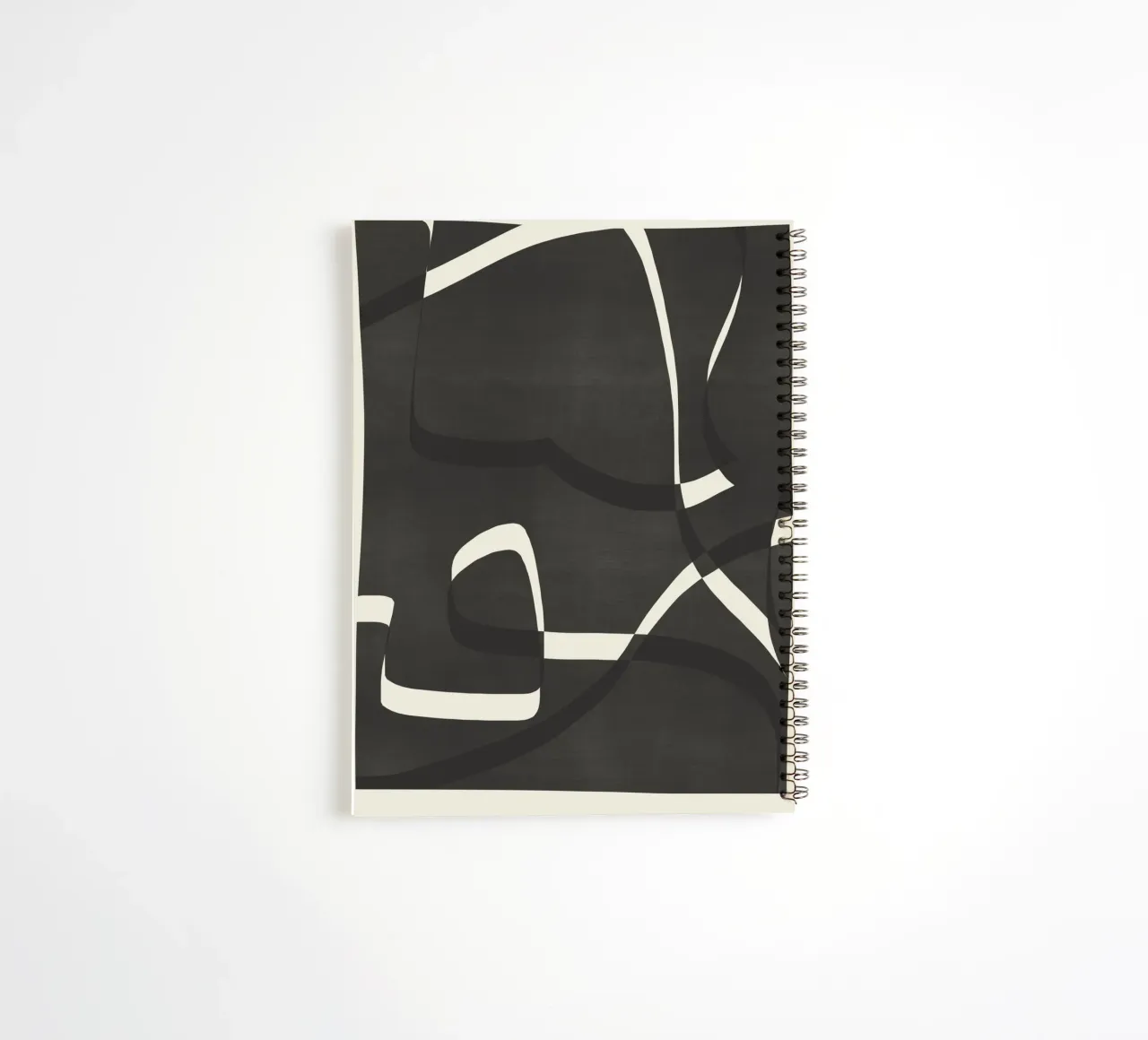 Dynamic Curves and Lines spiral notebook by Life of Pie