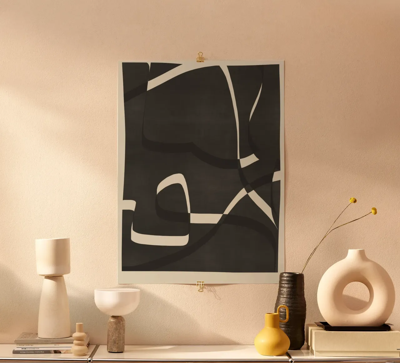 Curve e linee dinamiche carta hahnemühle da Life of Pie