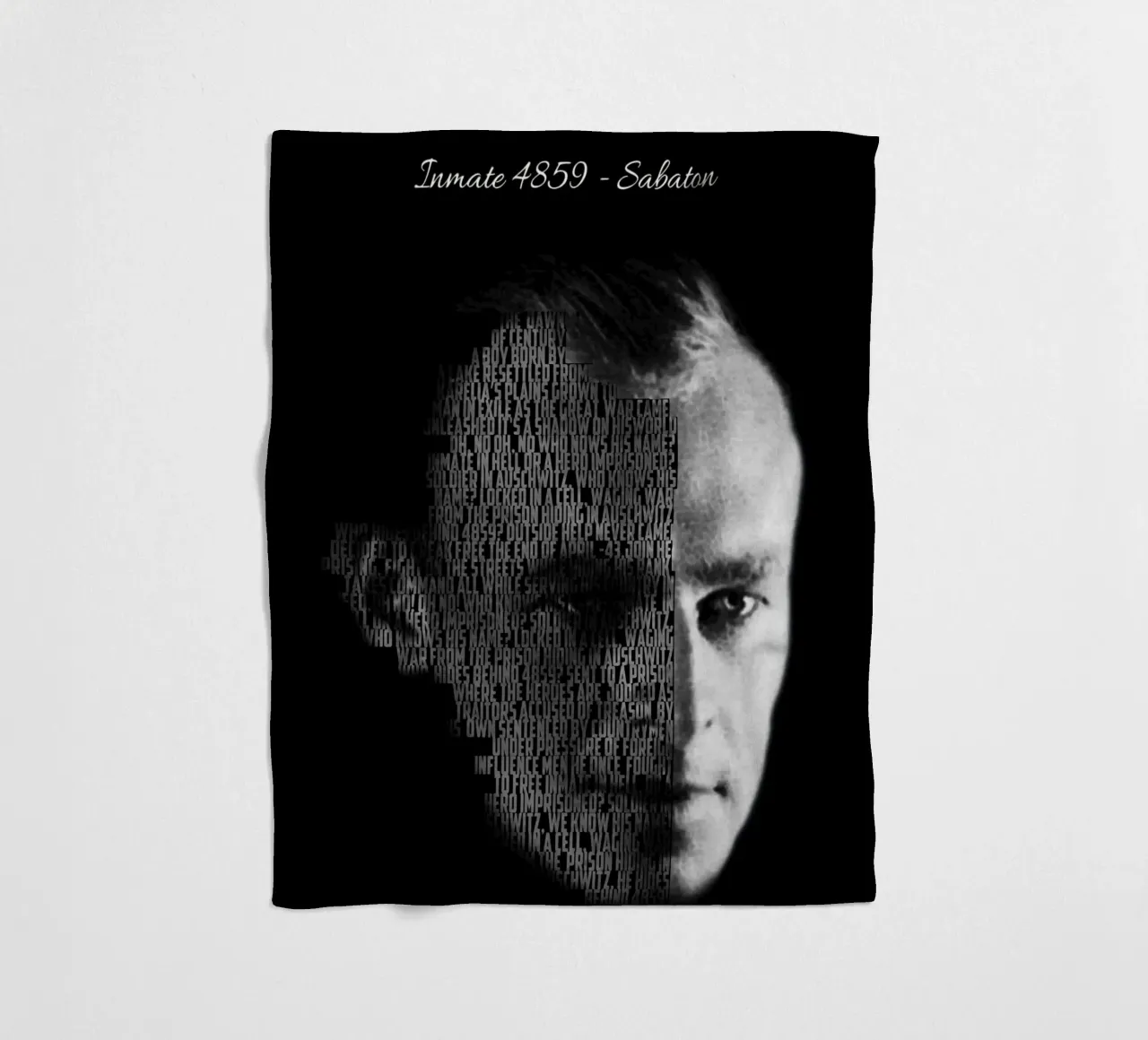Inmate 4859 fleece blanket by Gunawan Rb