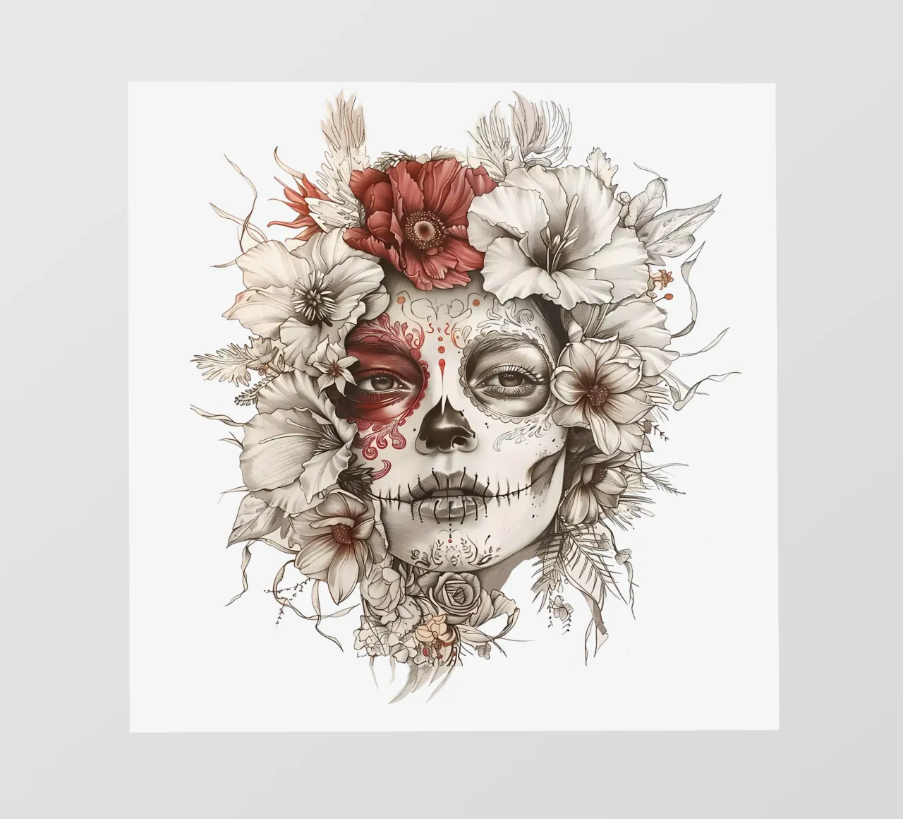 Bellezza Calavera telo in pvc da LaylaOzFun