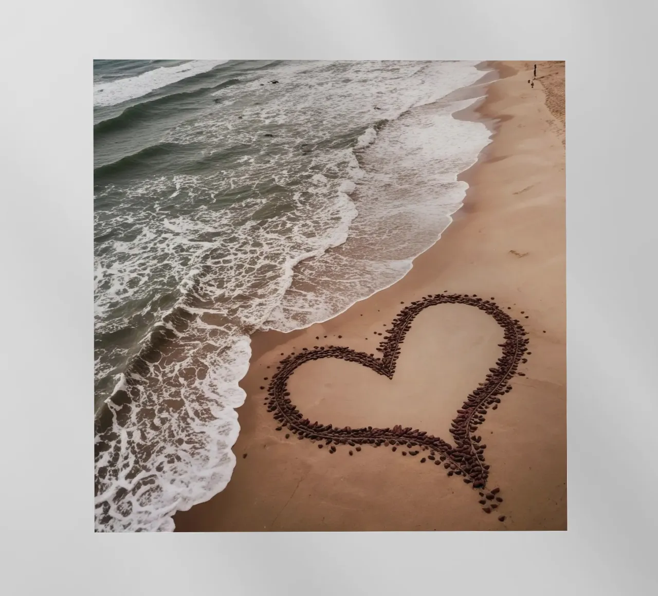 Il cuore nella sabbia_1 pellicola backlit da Pink- und LoveArt by LK