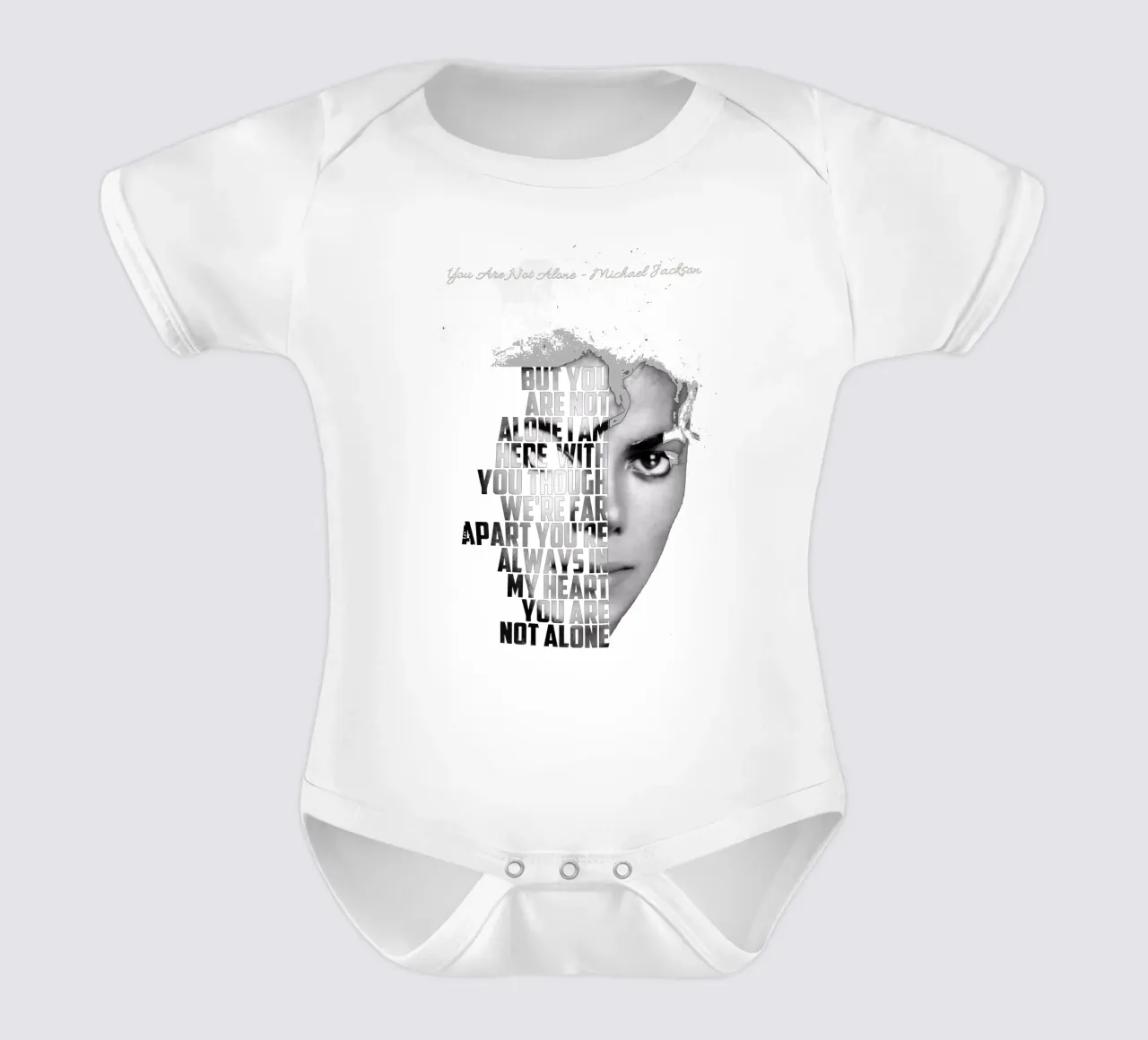 Non siete soli body neonato maniche corte da Gunawan Rb