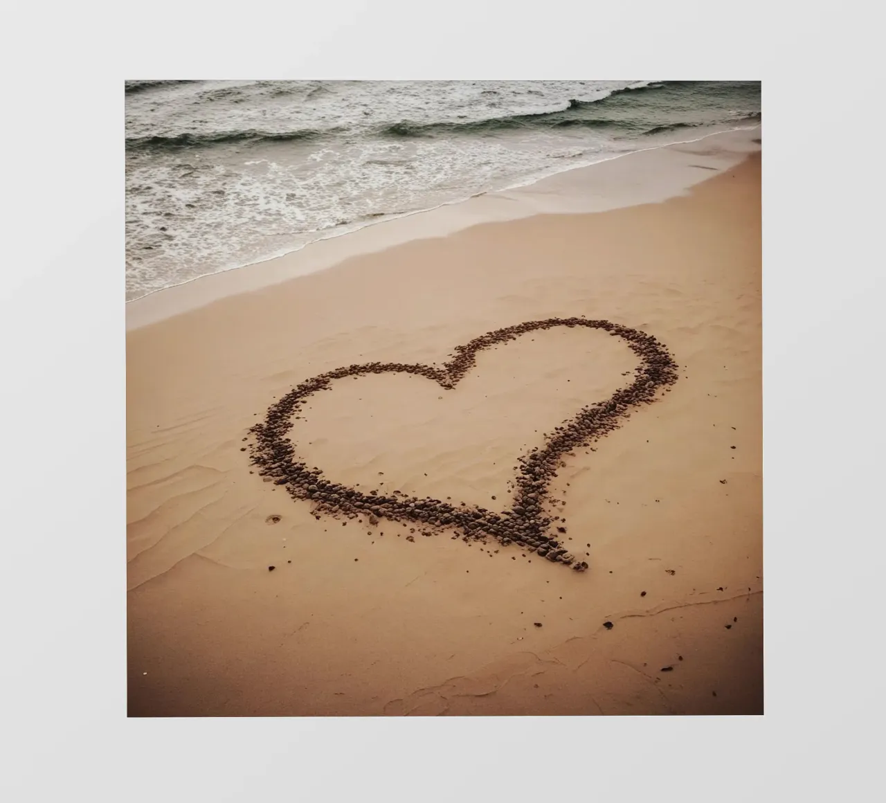 Il cuore nella sabbia_2 pellicola backlit da Pink- und LoveArt by LK