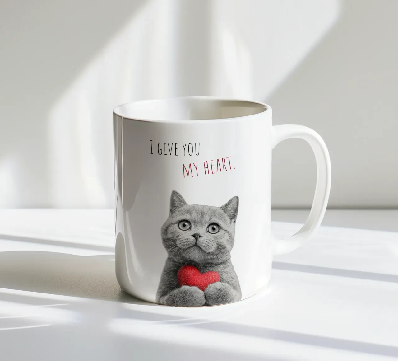 Un dono del cuore tazza in ceramica da Melanie Viola