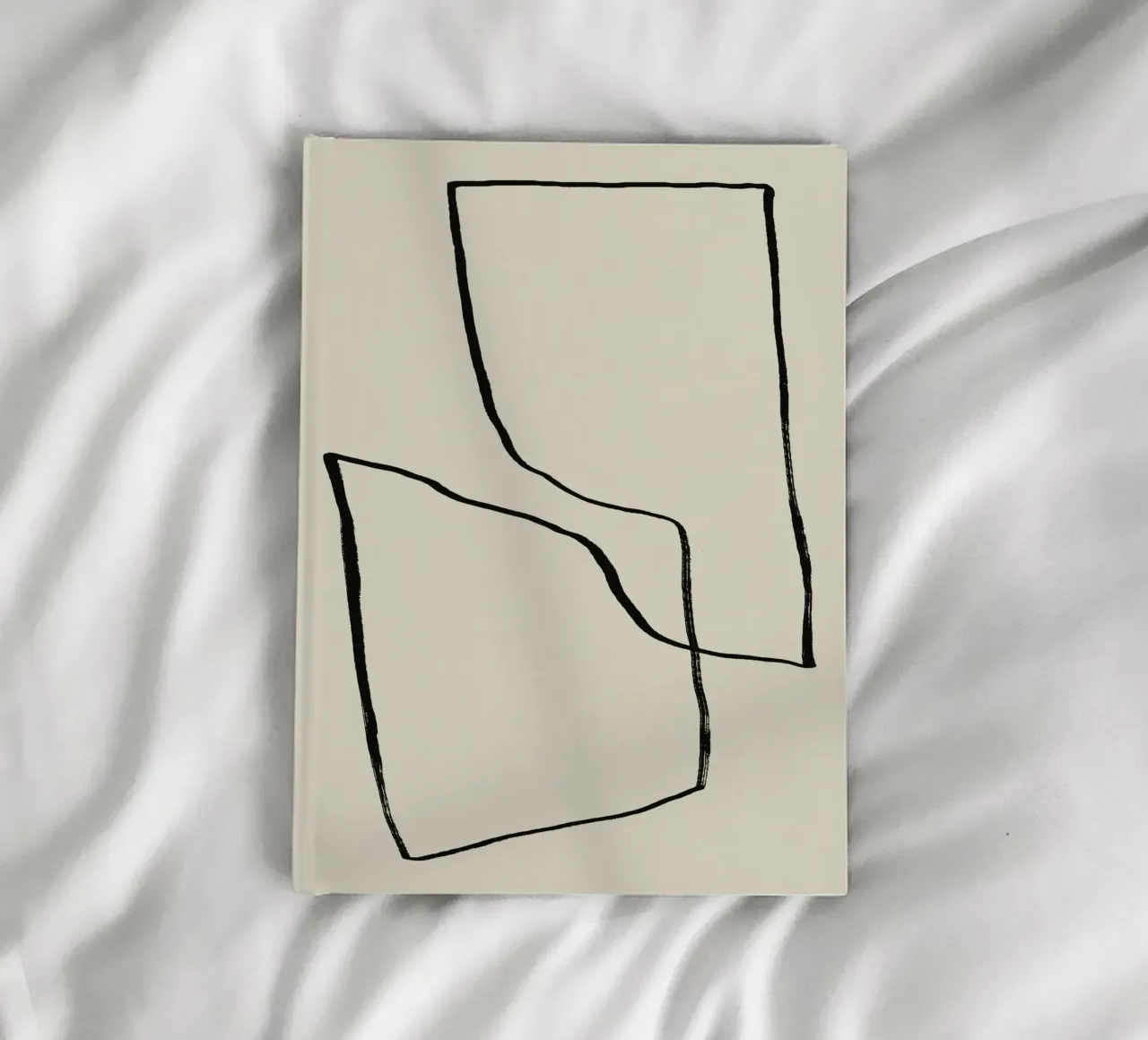 Minimalist Abstract Lines notebook by Life of Pie
