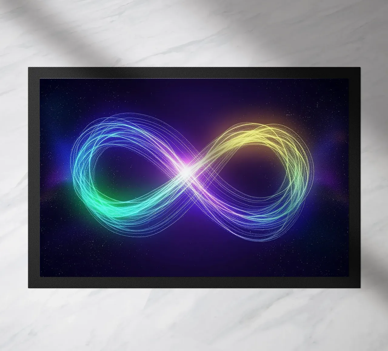 Infinity_1 doormat by Pink- und LoveArt by LK