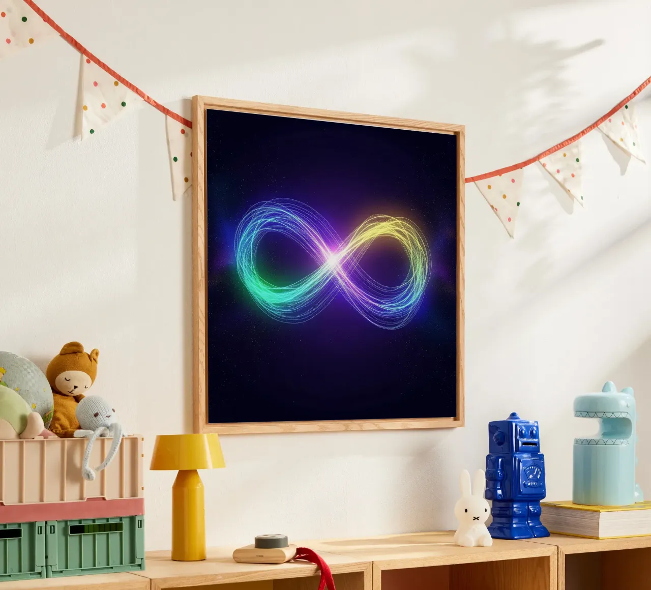 Infinity_1 acrylic glass by Pink- und LoveArt by LK