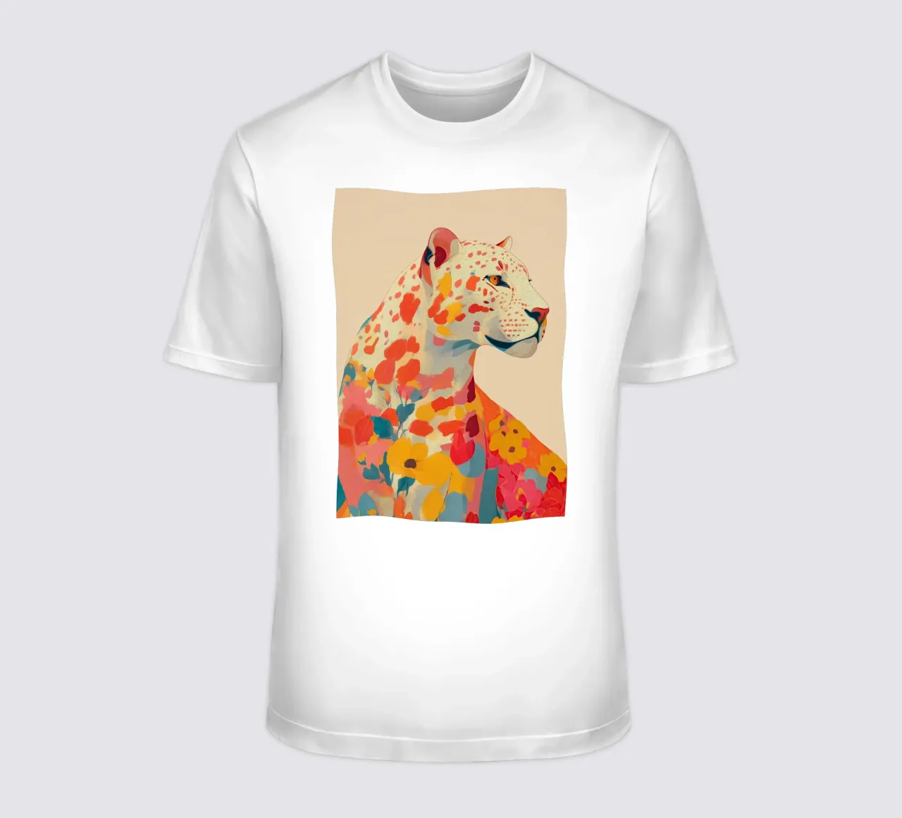 Leopard in Bloom camiseta de Luca