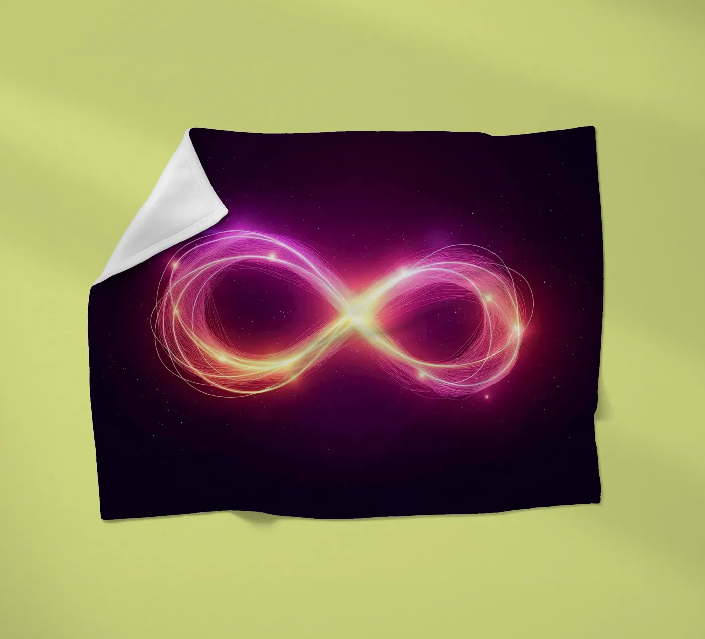 Infinity_2 coperta in pile da Pink- und LoveArt by LK