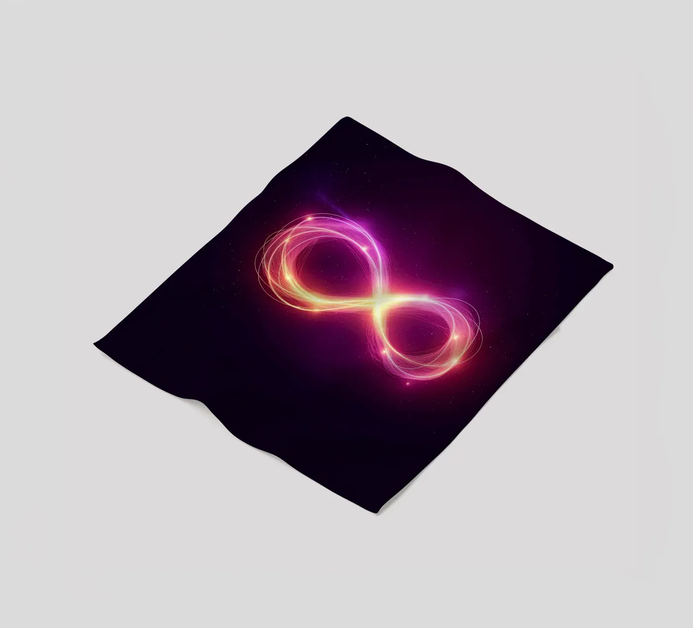 Infinity_2 fleece blanket by Pink- und LoveArt by LK