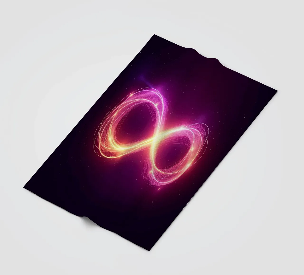 Infinity_2 Fleecedecke von Pink- und LoveArt by LK